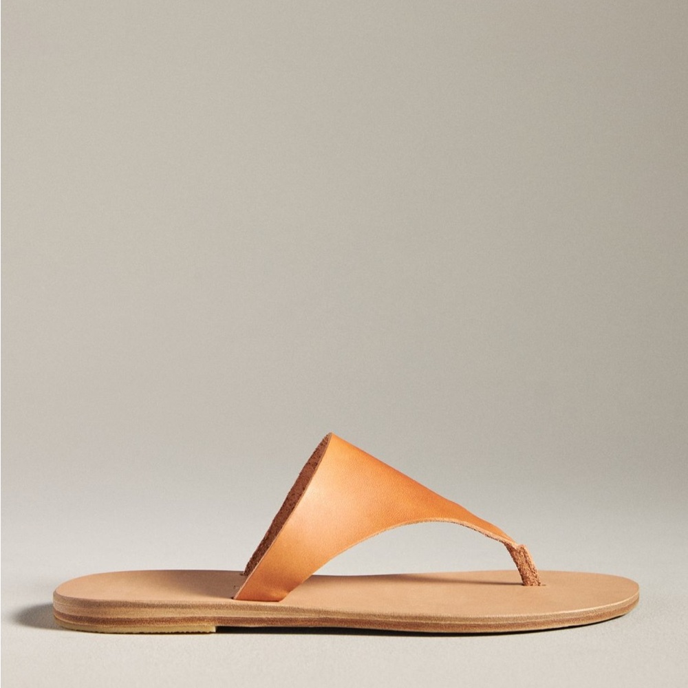 Kyma Tan Leather Sandals